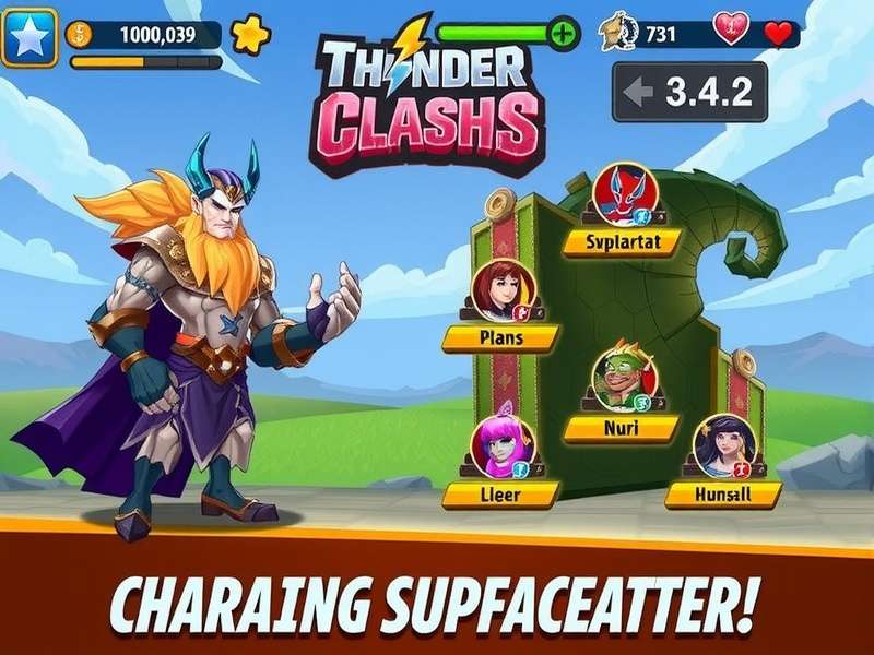 Thunder Clash Champions Character Selection